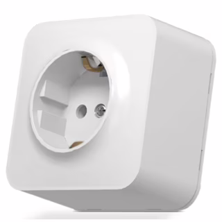 Розетка Videx BINERA IP20 наружная 1ая с заземлением белая (VF-BNS21G-W)