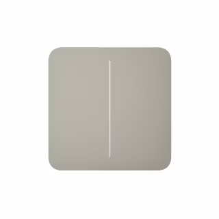 Накладна панель Ajax SoloButton 2-gang /Оливковий (SoloButton 2-gang /Olive)