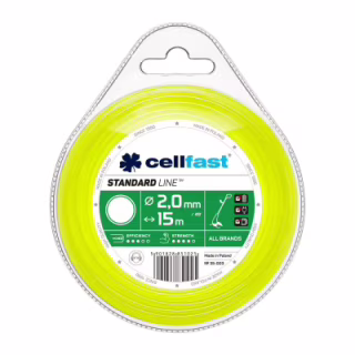 Жилка косильная Cellfast коло 2.0 x 15м (35-003)