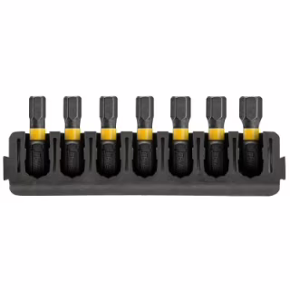 Набір біт DeWALT в касеті Tough Case, FlexTorq, L=25 мм, H3, H4-3 шт, H5-2 шт, H6 (DT70806)