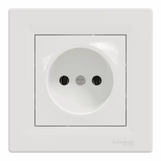 Розетка Schneider Electric ASFORA без заземлення біла (EPH3000121)