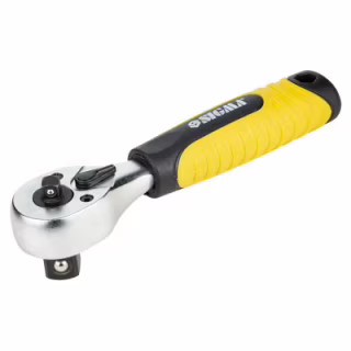 Тріскачка Sigma двостороння укорочена 1/4"-1/2" 145мм 72T CrV (6050251)