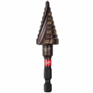 Сверло Milwaukee ступенчатое SHOCKWAVE Impact Duty, 4-20мм с шагом 2мм (48899263)