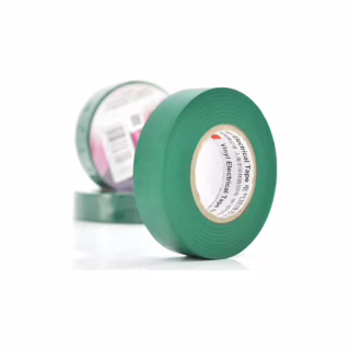 Ізоляційна стрічка 3M 0.15мм x 18мм x 20м Green, от -10°С до +80°С (0,15мм*18мм*20м_G)