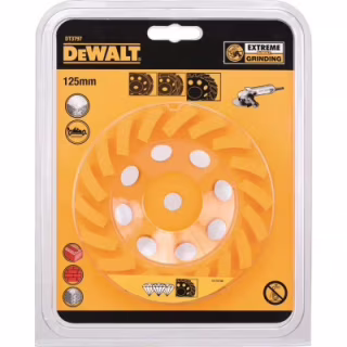 Чашка шлифовальная DeWALT алмазная EXTREME Turbo, по бетону 125мм х М14 (DT3797)