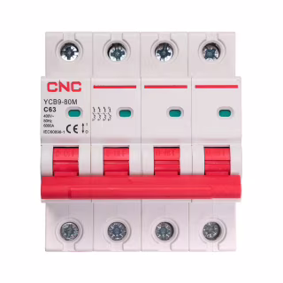 Автоматический выключатель CNC YCB9-80M 4P C63 6ka (NV821655)
