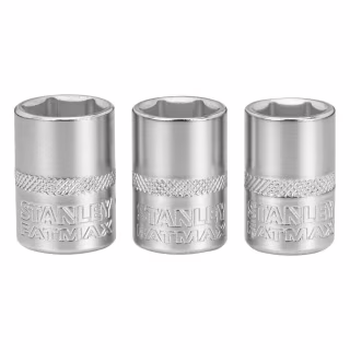 Набор торцевых головок Stanley торцевых 1/4" Maxi Drive, с шестигранным профилем, 3 шт: 11, 12, 13 мм. (FMMT17092-0)