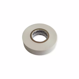 Изоляционная лента Quantum white shinny 18мм/30м (QM-EIT130WS-18/30)