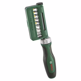 Набор отверток Bosch с трещоткой, 18 бит, 225мм, сталь CrV (1.600.A02.Z9A)