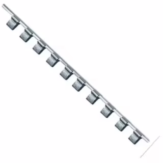 Полиця для інструменту Toptul тримач для торцевих головок 1/2"*260*12шт (BKAC1612)