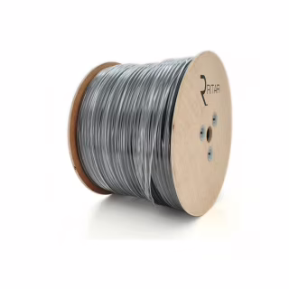 Кабель комбинированный Ritar RG59 75 Ом 0,81мм.CU, 64x0.12m CCA, 2x0.5mm2, black, 305м (B305-RG59CU+2x0.5mm C)