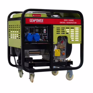 Генератор GenPower дизельний GDG 12000E, 230V, 50Hz, 12kVA/9.6kW, 30 л, електростартер (GDG 12000E)
