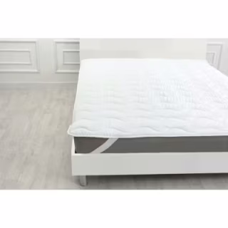 Наматрасник MirSon Eco Light №1712 EcoSilk Air-Soft обычный на резинке по углам White 180x200 см (2200002888349)
