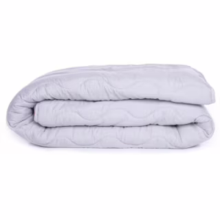 Ковдра MirSon антиалергенна EcoSilk всесезонна №9007 Eco Light Gray 155x215 см (2200005994344)