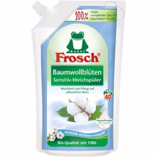 Кондиціонер для білизни Frosch Квіти Бавовни 1 л (4001499116803/4001499957567)