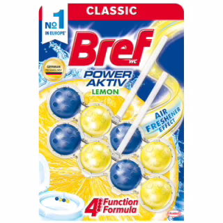 Туалетный блок Bref Сила Актив Лимон 2 х 50 г (9000100656832)