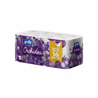 Туалетная бумага Grite Orchidea 3 слоя 16 рулонов (4770023348200)