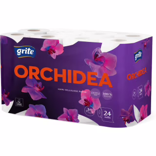 Туалетная бумага Grite Orchidea 3 слоя 24 рулона (4770023348132/4770023351507)