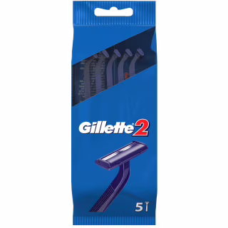 Бритва Gillette 2 одноразовая 5 шт. (3014260282684/3014260287030)