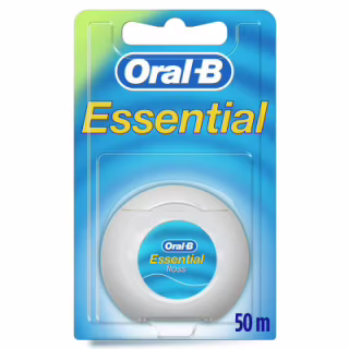Зубная нить Oral-B Essential floss Waxed мятная 50 м (3014260280772/5010622005029)