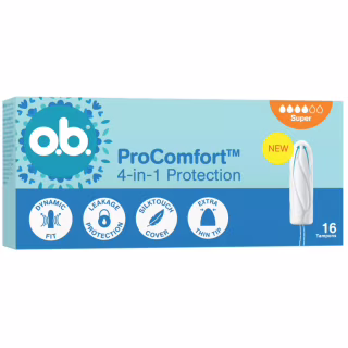 Тампоны o.b. ProComfort Super 16 шт. (3574661331164/3574661900469)