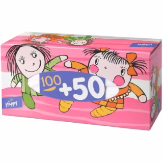 Салфетки косметические Bella Happy 2 слоя 150 шт. (5900516420901)