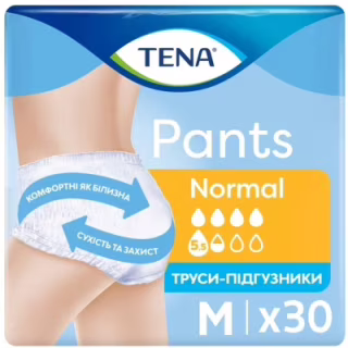 Подгузники для взрослых Tena Pants Normal Medium 30 шт (7322541150611)