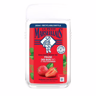 Гель для душа Le Petit Marseillais БИО Дикая клубника 250 мл (3574661296166/3574661714783)