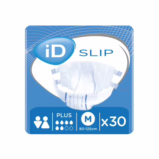 Подгузники для взрослых ID Slip Plus Medium талия 80-125 см. 30 шт. (5411416048176)