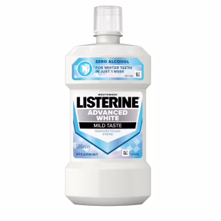 Ополіскувач для порожнини рота Listerine Ультравідбілювання М'який смак 500 мл (3574661491776/3574661491875)
