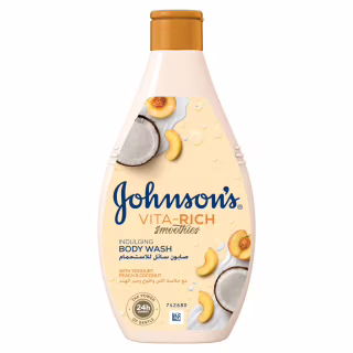 Гель для душа Johnson's Vita-Rich Расслабляющий с йогуртом, кокосом и экстрактом персика 250 мл (3574661385198/3574661385617)
