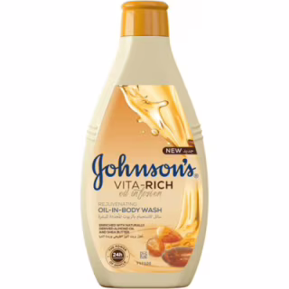 Гель для душу Johnson's Vita-Rich Поживний з оліями мигдалю і Ши 250 мл (3574661543871)