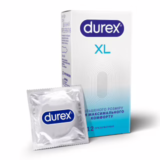 Презервативи Durex Invisible XL ультратонкі збільшеного розміру (ширші) 12 шт. (5052197057119)