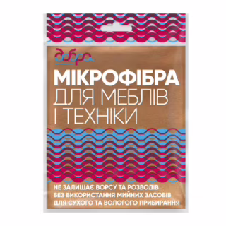 Салфетки для уборки Добра Господарочка из микрофибры для мебели и техники 1 шт. (4820086522038)