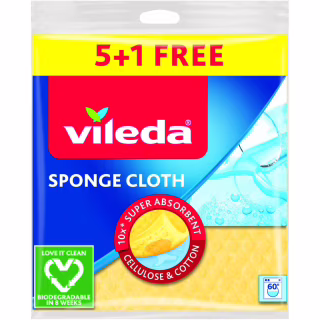 Серветки для прибирання Vileda Вологопоглинаючі 6 шт. (4023103127975)