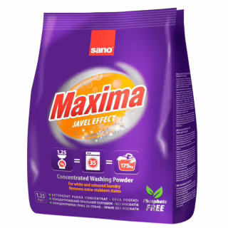 Стиральный порошок Sano Maxima Javel Effect 1.25 кг (7290000288109)