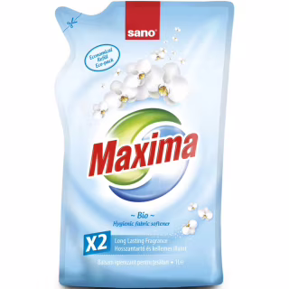 Кондиционер для белья Sano Maxima Bio сменная упаковка 1 л (7290010935512)