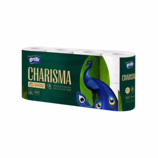 Туалетная бумага Grite Charisma 4 слоя 8 рулонов (4770023348828/4770023000344)