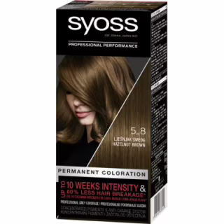 Краска для волос Syoss 5-8 Ореховый Светло-каштановый 115 мл (9000100633345)
