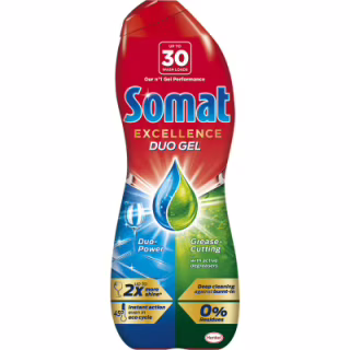 Гель для мытья посуды в посудомойке Somat Excellence Duo Gel Антижир 540 мл (9000101344684/9000101849967)