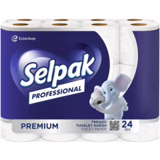 Туалетний папір Selpak Professional Premium 3 шари 24 рулони (8690530118201)
