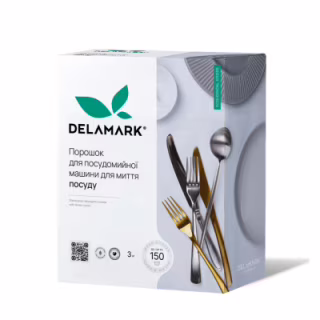 Порошок для мытья посуды в посудомойке DeLaMark 3 кг (4820152332141)