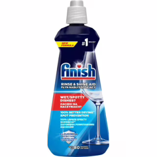 Ополіскувач для посудомийних машин Finish Rinse 0% 400 мл (5908252000357/5900627065718)