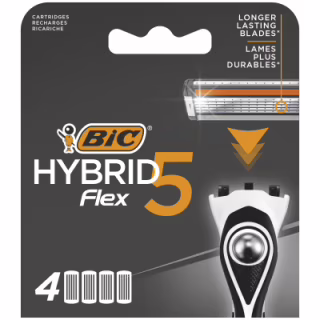 Сменные кассеты Bic Flex 5 Hybrid 4 шт. (3086123644885)