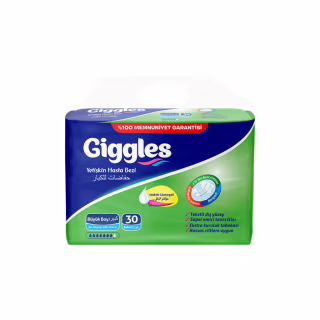 Подгузники для взрослых Giggles Large 100-150 см 30 шт (8680131201099)