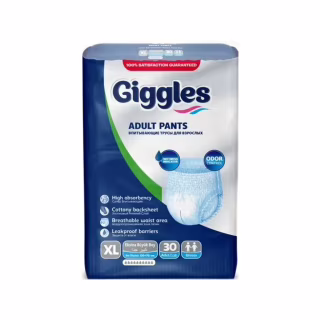 Подгузники для взрослых Giggles Extra Large 120-170 см 30 шт (8680131205011)