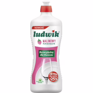 Засіб для ручного миття посуду Ludwik Малина 900 г (5900498028201)