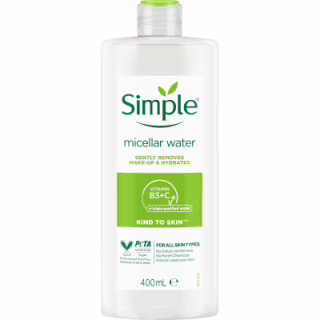 Міцелярна вода Simple Micellar Water Vitamin B3+C 400 мл (8710908371509)