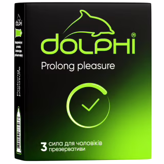 Презервативы Dolphi Prolong Pleasure 3 шт. (4820144773037)