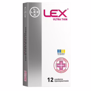 Презервативы Lex Condoms Ultra Thin 12 шт. (4820144771958)